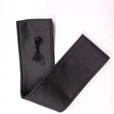 Tüm Araçlara Uyumlu Vinil Direksiyon Kılıfı, Dikmeli Siyah Dikişli