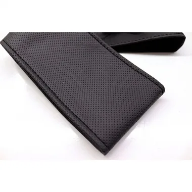 Tüm Araçlara Uyumlu Vinil Direksiyon Kılıfı, Dikmeli Siyah Dikişli