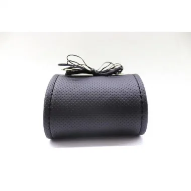 Tüm Araçlara Uyumlu Vinil Direksiyon Kılıfı, Dikmeli Siyah Dikişli