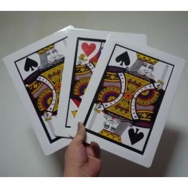 Üç Kart Monte Sihirbazlık Oyunu Basit Etkileyici Sihirbazlık Oyunu 0040- 3 Kart Fiyatı