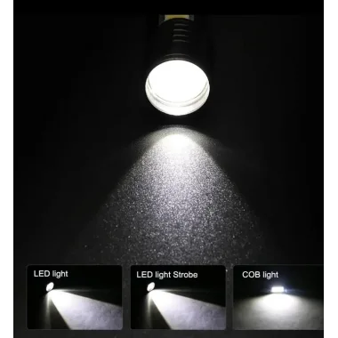 Wuben Wb-017 Zoomlu Şarjlı Cob Led Güçlü El Feneri