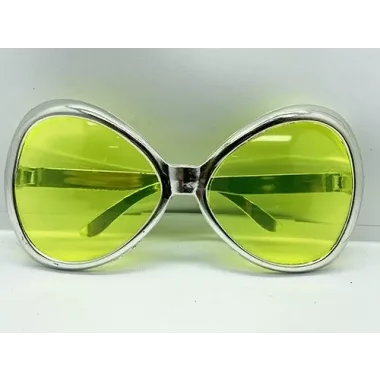 Gümüş Renk Yeşilçam Nostalji 80li Yıllar 90lı Yıllar Parti Gözlüğü 7x16 Cm