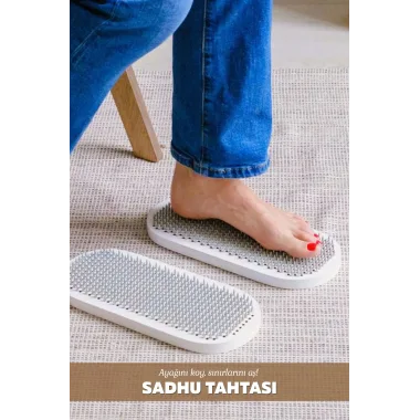 Yoga Çivili Tahtası – Refleksoloji Ve Masaj Destekli Rahatlama Tahtası