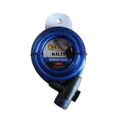 Yuma Ym- 734 150cm Mavi Bisiklet Kilidi