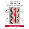 Doğal İpek Takma Kirpik 3 Çift + Kirpik Takma Aparatı 3d-y05