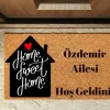 Kapı Önü Paspası Kişiye Özel Yazı Yazılır Koko Model Home Sweet Home Pk-1574