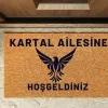 Kapı Önü Paspası Kişiye Özel Yazı Yazılır Koko Model Kartal Ailesi Pk-1560