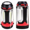 P-8801 Şarjlı Katlanabilir 3xcob Led+ 3w Led Çok Fonksiyonlu Kamp Feneri