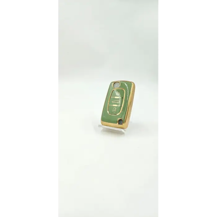 PEUGEOT PARTNER 207-307-308-5008 CİTROEN BERLİNGO C2-C3-C4 2 DÜĞMELİ OTO ANAHTAR KUMANDA KILIFI