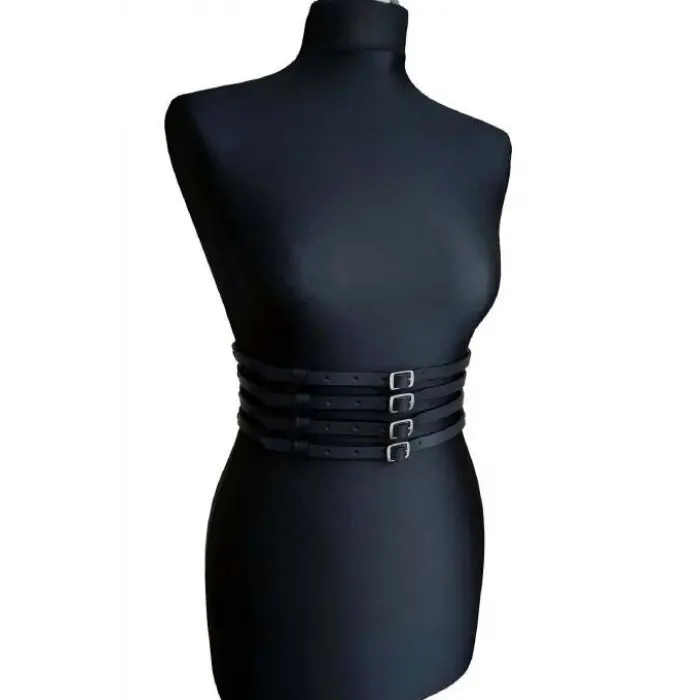 LYYN Deri Bayan Deri Dört Sırakı Bel Kemer - Brf910