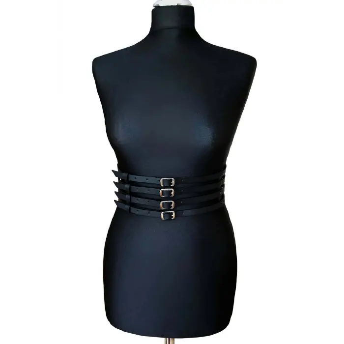 LYYN Deri Bayan Deri Dört Sırakı Bel Kemer - Brf910