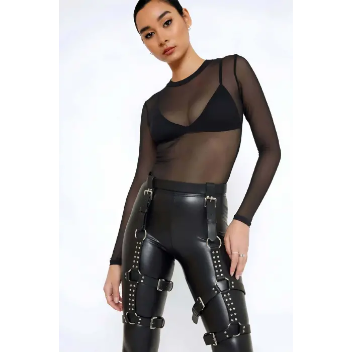 LYYN Deri Kemer Bacak Harness - Brf862