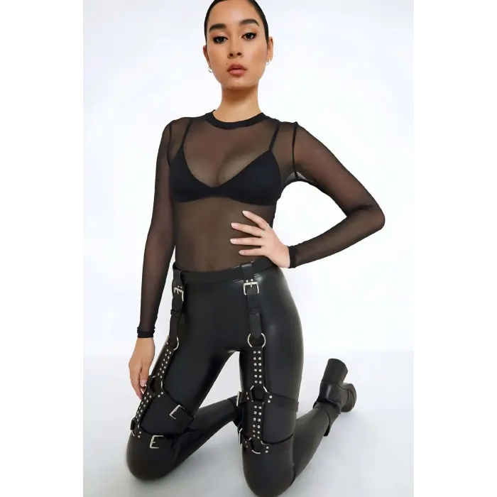 LYYN Deri Kemer Bacak Harness - Brf862