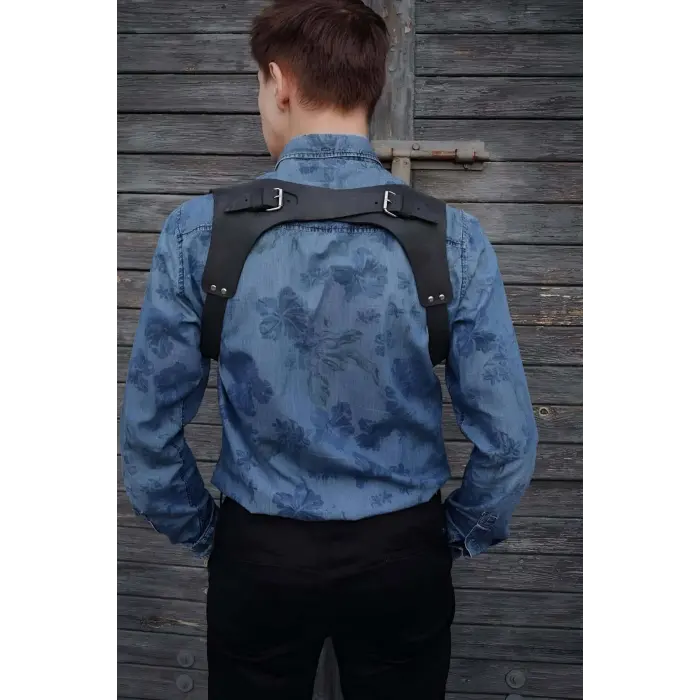 LYYN Erkek Deri Seksi Harness - Brfm134