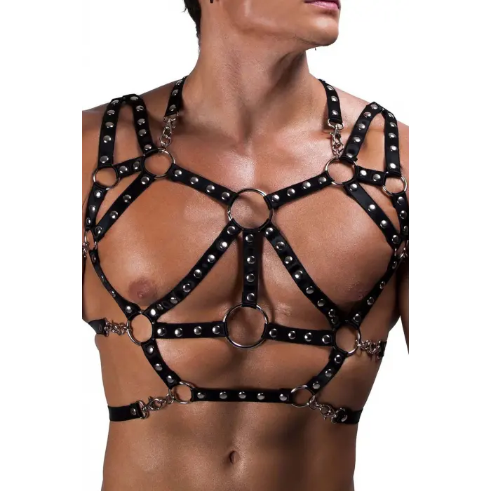 LYYN Erkek Lastik Göğüs Harness - Brfm191