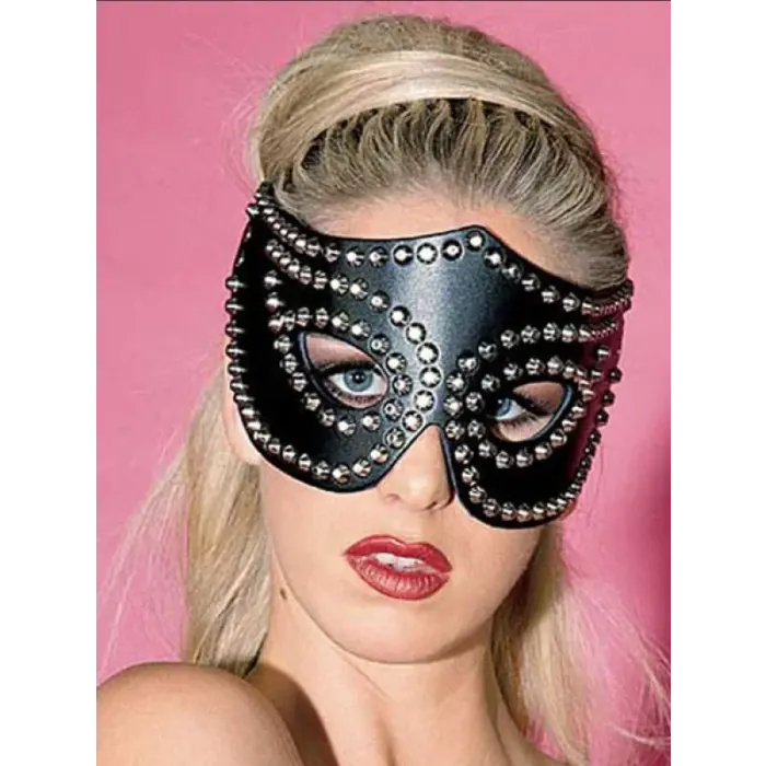 LYYN Fantazi Metalli Deri Seksi Parti Maskesi