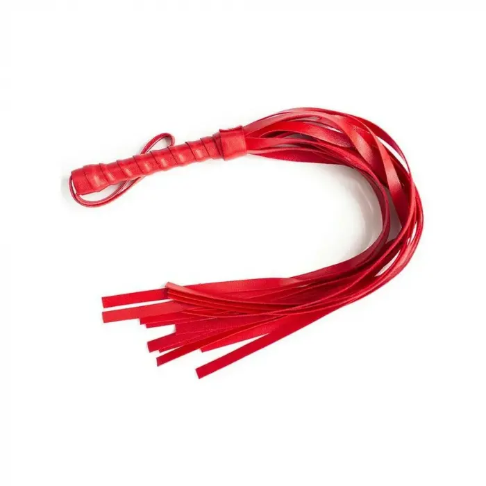 LYYN Fantezi Deri Seksi Kırmızı Kedi Maske Kelepçe Kırbaç Seti ( 3lü Set)