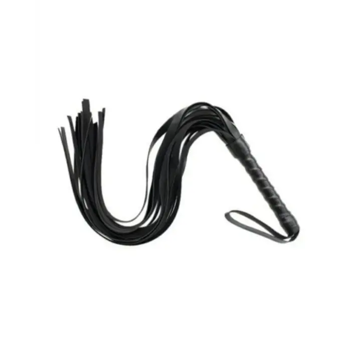 LYYN Fantezi Deri Seksi Siyah Kedi Maske Kelepçe Kırbaç Seti ( 3lü Set)