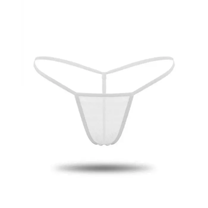 LYYN Kadın 3lü Transparan Tül String