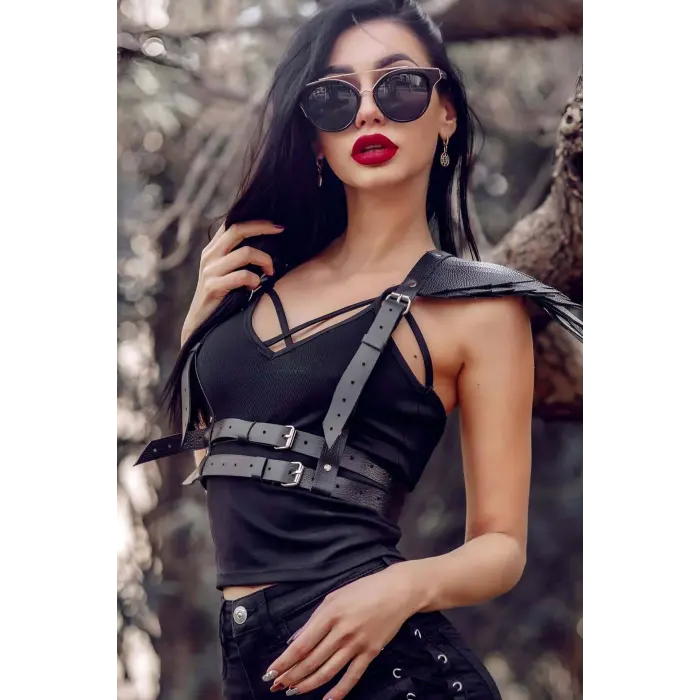 LYYN Omuz Kanatlı Çift Bel Harness - Brf717