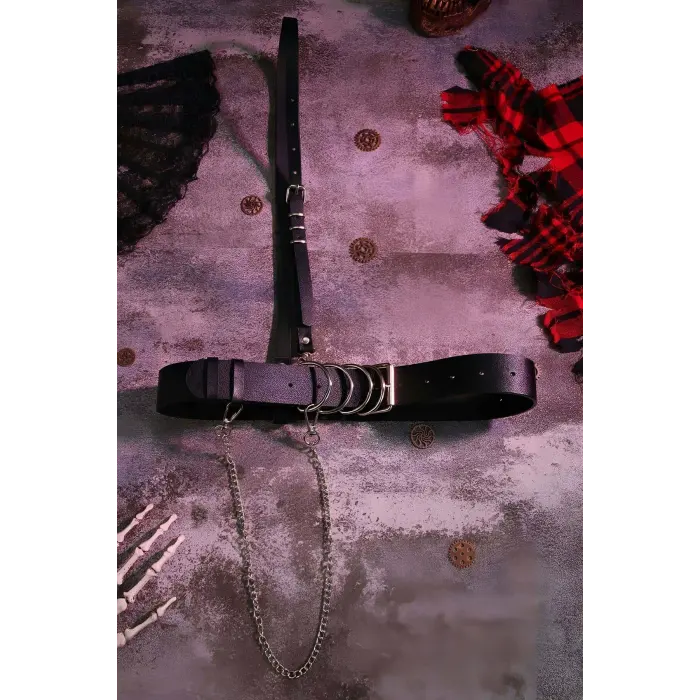 LYYN Omuzdan Tek Askılı Deri Harness - Brf939