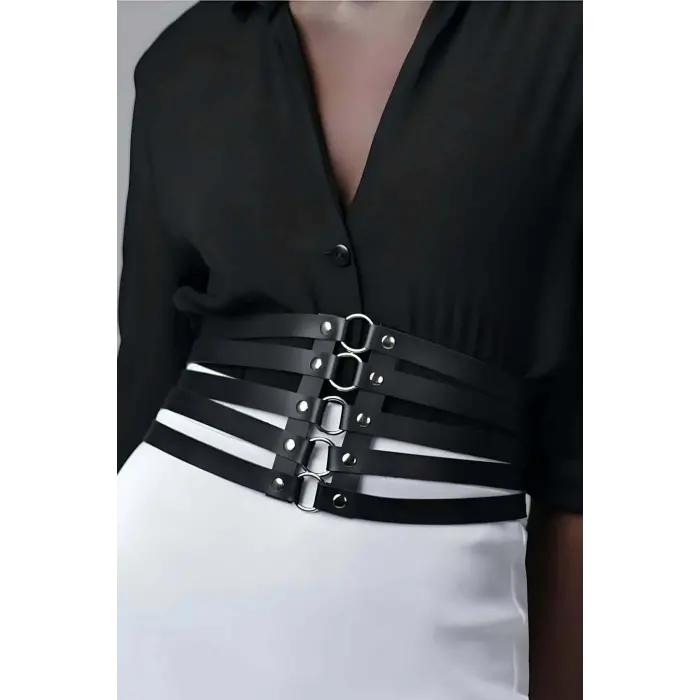 LYYN Şık Deri Korse Kemer - Brf472