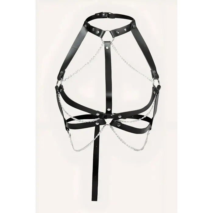 LYYN Zincirli Seksi Göğüs Harness - Brf796