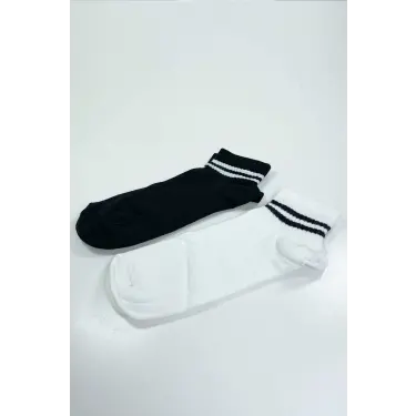 LYYN 2 Çift Kadın Patik Çorap