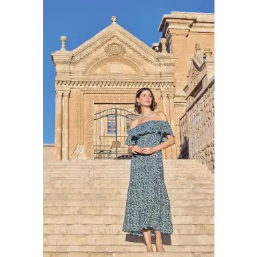 LYYN Çiçek Desenli Elbise