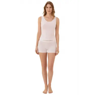 LYYN Dikişsiz Bayan Kalın Askılı Atlet  Kadın Ak4242