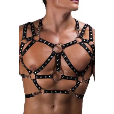 LYYN Erkek Lastik Göğüs Harness - Brfm191