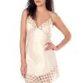 Arias Closet Fildişi Saten Gecelik