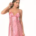 Arias Closet Pembe Kısa Saten Gecelik