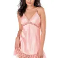 Arias Closet Somon Kısa Saten Gecelik