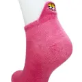 LYYN 6 Çift Emoji Desen Nakış Baskılı Kadın Pamuklu Bilek Çorap