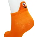 LYYN 6 Çift Emoji Desen Nakış Baskılı Kadın Pamuklu Bilek Çorap