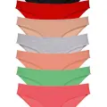 LYYN 7 Adet Süper Eko Set Likralı Kadın Slip Külot Set 4