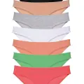 LYYN 7 Adet Süper Eko Set Likralı Kadın Slip Külot Set 7