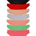 LYYN 8 Adet Süper Eko Set Likralı Kadın Slip Külot Set 4