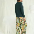 LYYN Çiçek Ve Yaprak Desenli Pijama Takımı