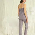 LYYN Dantelli Hamile Lohusa 3lü Pijama Takımı