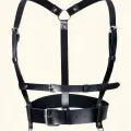 LYYN Deri Göğüs Harness Ve Choker-tasma Takım - Brf959