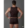 LYYN Erkek Desenli Tank Top Boxer Takımı