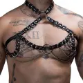 LYYN Erkek Zincirli Göğüs Harness - Brfm190