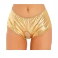 LYYN Fantezi Altın Özel Bölgeleri Açık Parlak Külot