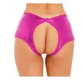 LYYN Fantezi Pembe Özel Bölgeleri Açık Parlak Külot