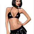 LYYN Fantezi Siyah Mini Etekli Seksi Sütyentakım Seksi İç Giyim