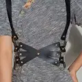 LYYN Seksi Deri Döğüs Harness - Brf1186