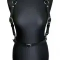 LYYN Seksi Deri Omuzdan Baglamalı Göğüs Harness - Brf916