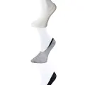 LYYN Siyah Gri Ve Beyaz Kadın Babet Çorap 3 Çift